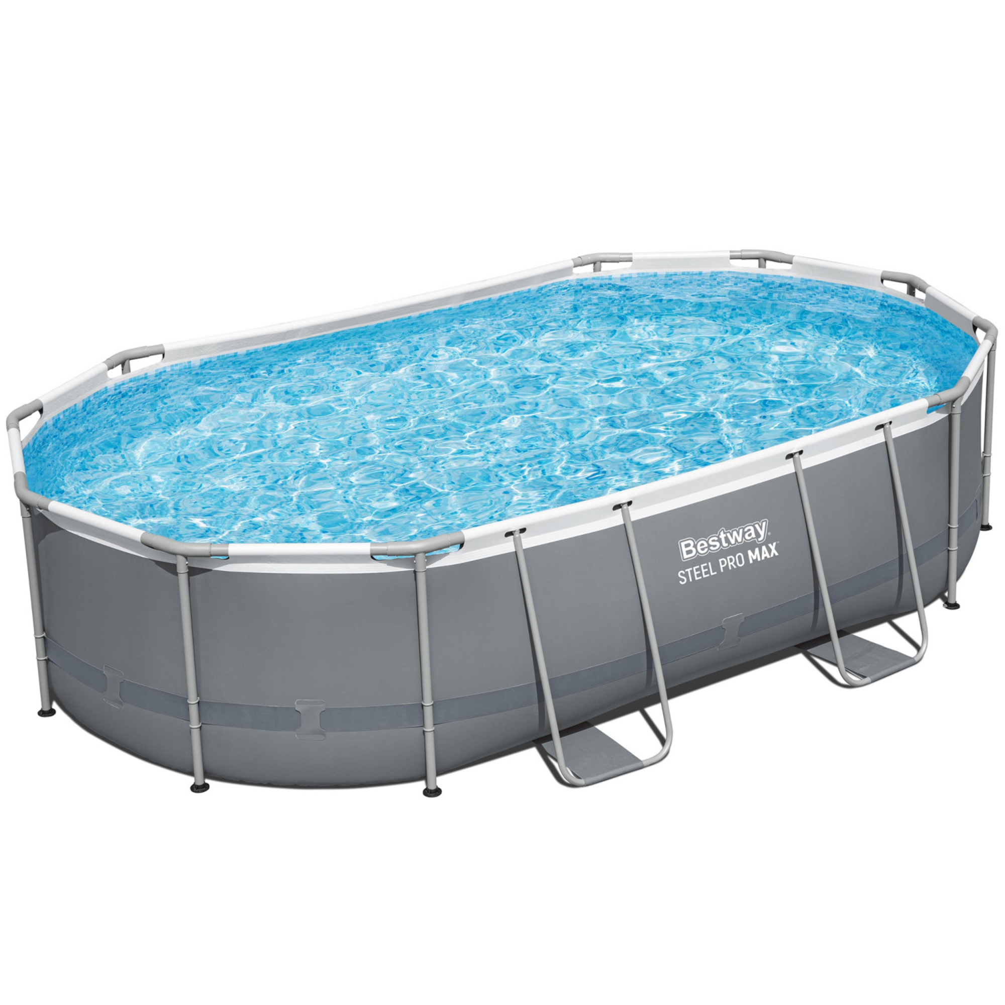 Bestway Steel Pro MAX 16feet x 42inch Oval Above Ground Swimming Pool Set